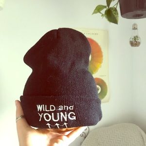 Wild and Young beanie